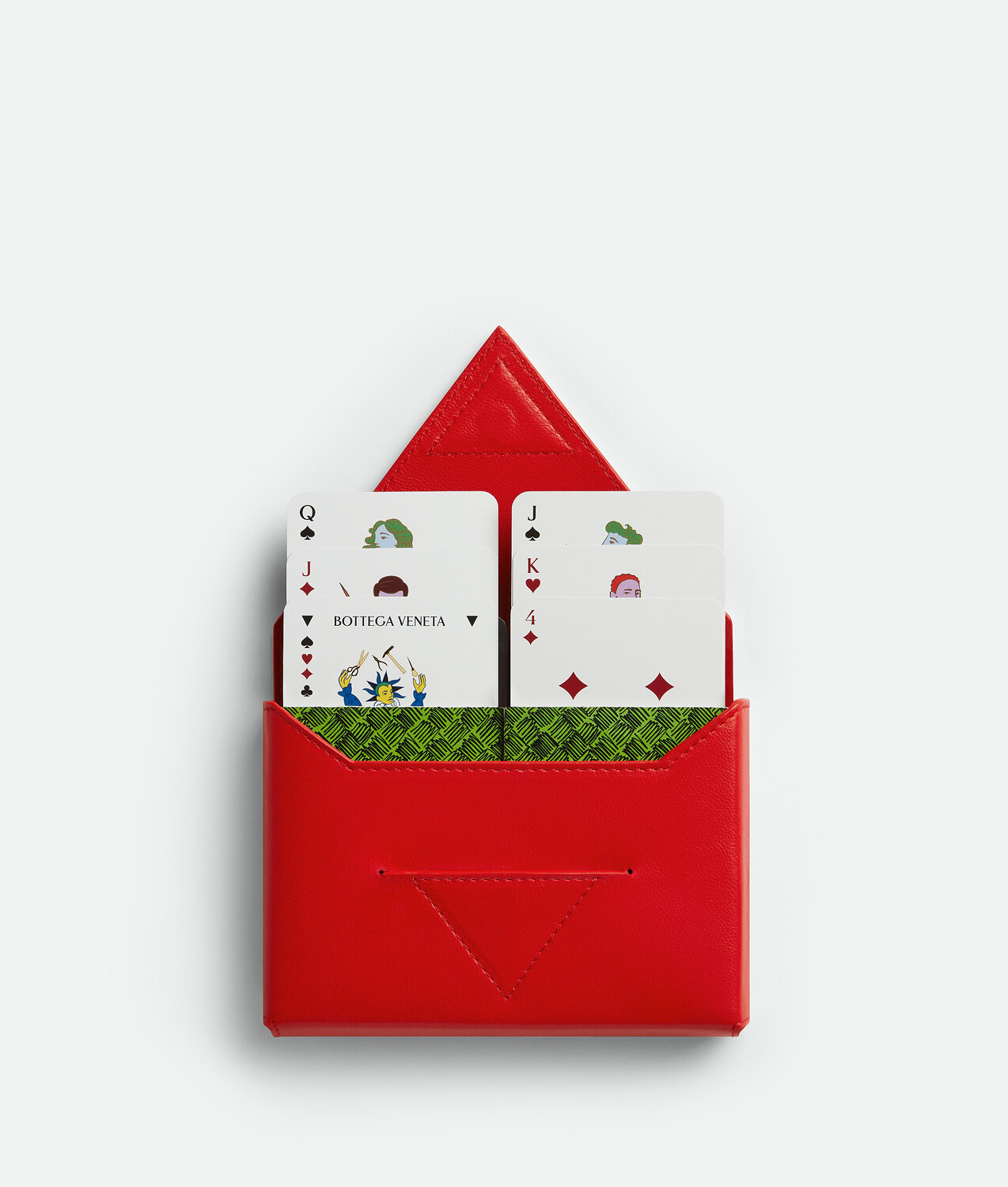 Playing cards BOTTEGA VENETA, красный камень
Playing cards BOTTEGA VENETA, красный камень
