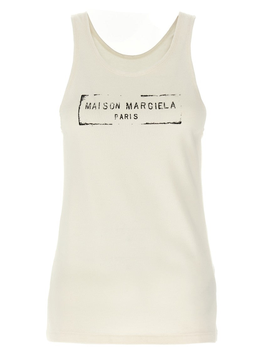 Футболка-майка с логотипом приталенная Maison Margiela, Neutrals
Футболка-майка с логотипом приталенная Maison Margiela, Neutrals