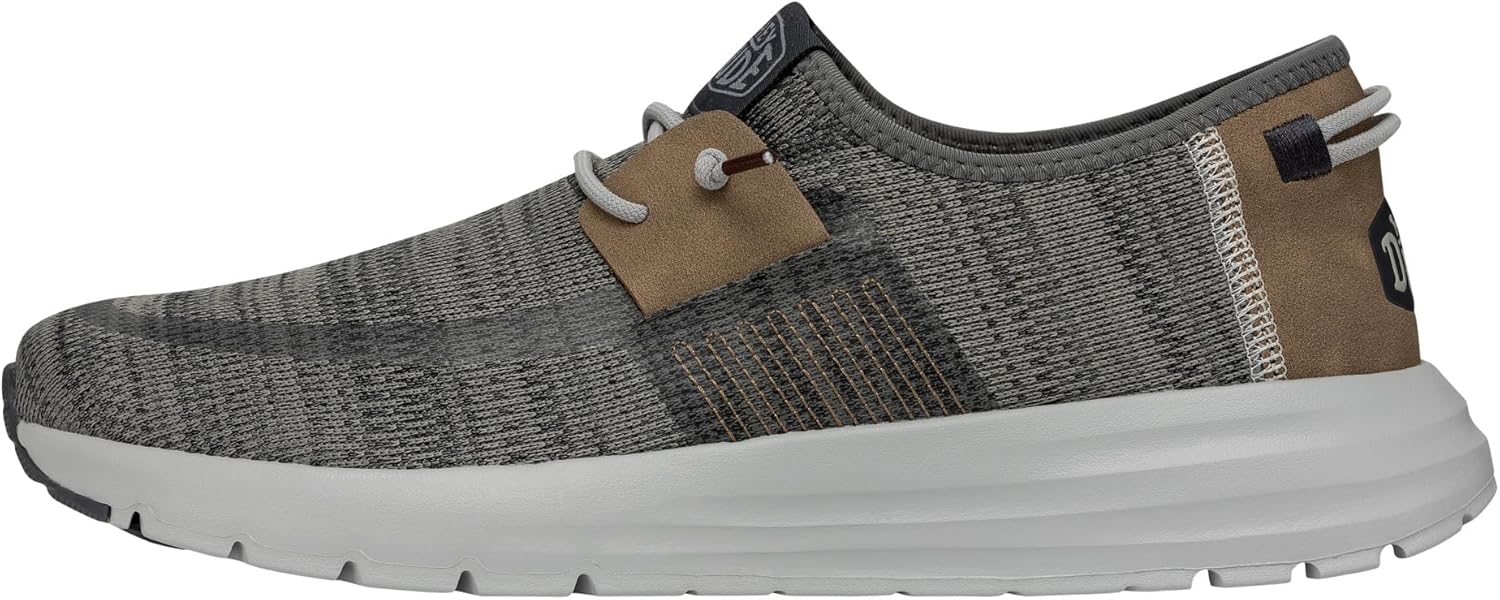 Мужские кроссовки Hey Dude Sirocco Dual Knit - съемная пенная стелька - текстильный верх - круглый носок Heydude, серый
Мужские кроссовки Hey Dude Sirocco Dual Knit - съемная пенная стелька - текстильный верх - круглый носок Heydude, серый