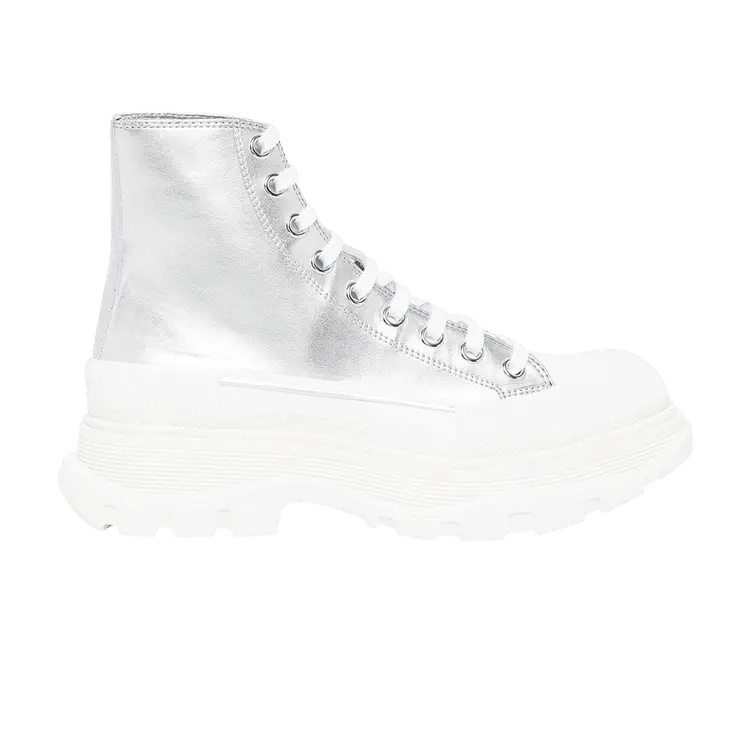 Кроссовки Alexander McQueen Alexander McQueen Tread Slick High 'Silver', серебряный
Кроссовки Alexander McQueen Alexander McQueen Tread Slick High 'Silver', серебряный