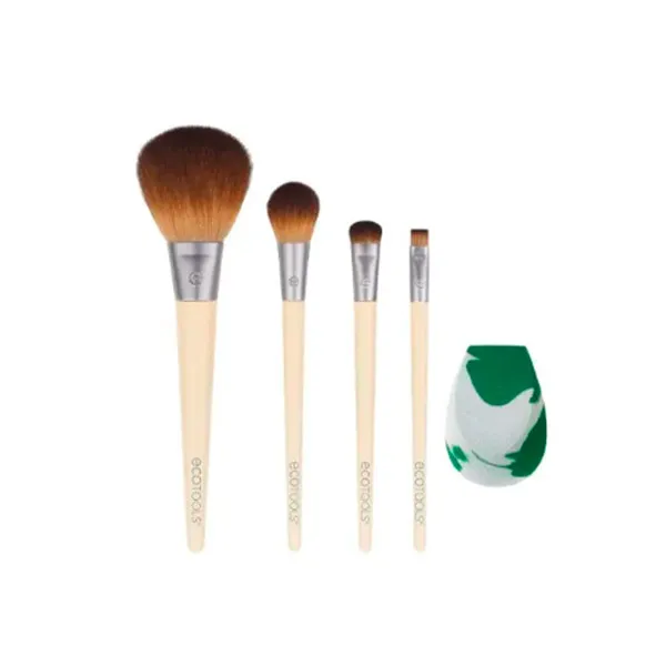 Набор кистей Core Five Makeup Brush And Sponge Kit Ecotools, 1 UD
Набор кистей Core Five Makeup Brush And Sponge Kit Ecotools, 1 UD