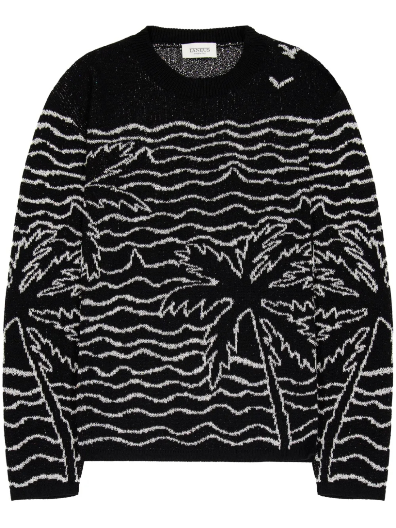 Жаккардовый свитер Laneus, черный
Жаккардовый свитер Laneus, черный