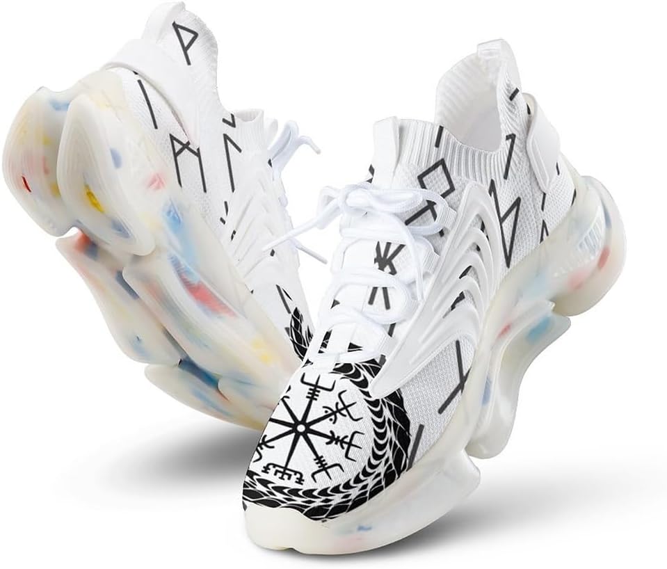 Спортивные кроссовки викингского стиля для бега и ходьбы, удобная дышащая обувь для мужчин и женщин Ahtcpo, белый
Спортивные кроссовки викингского стиля для бега и ходьбы, удобная дышащая обувь для мужчин и женщин Ahtcpo, белый