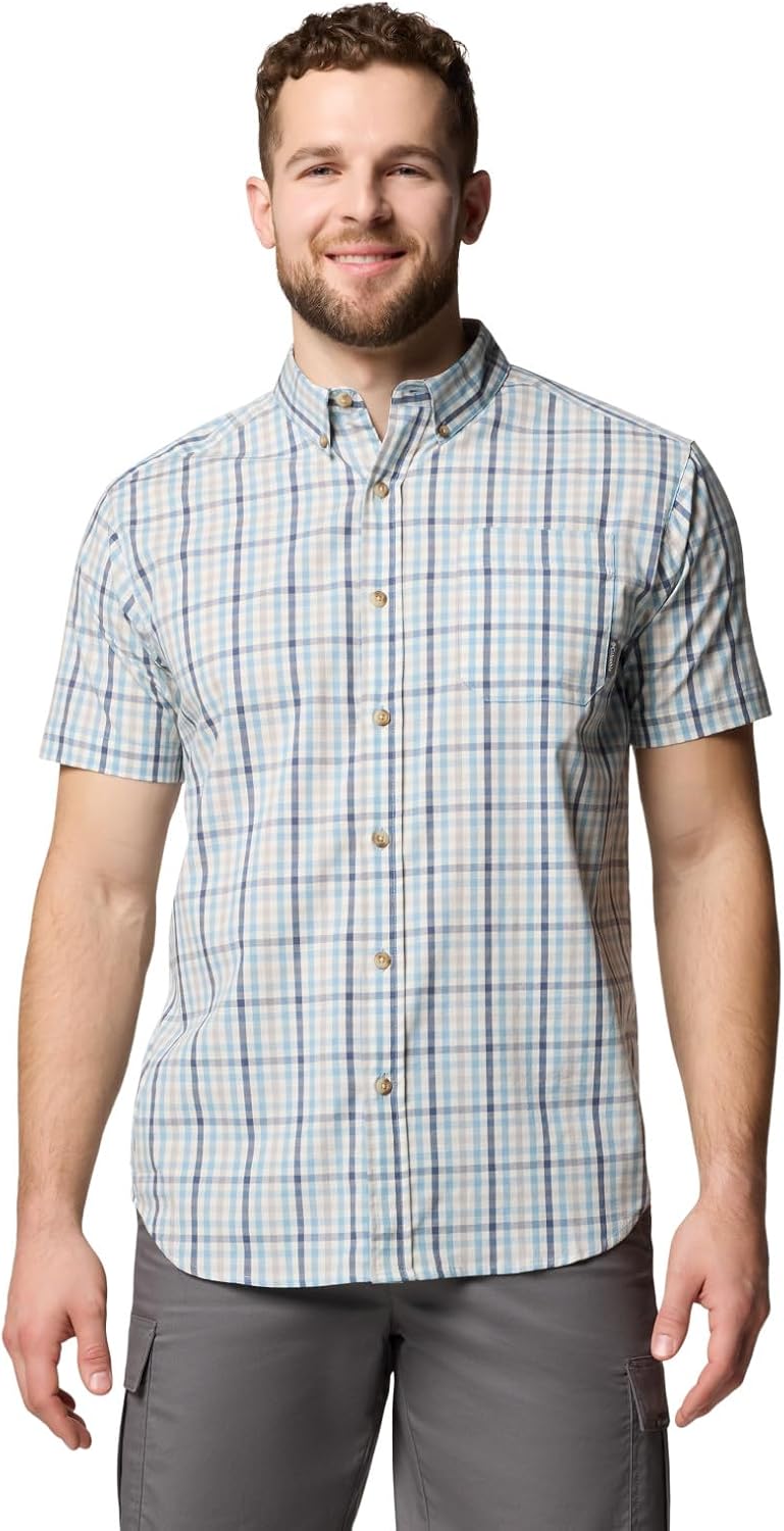 Columbia мужская рубашка Rapid Rivers II с коротким рукавом, Ripple Blue Multi Gingham
Columbia мужская рубашка Rapid Rivers II с коротким рукавом, Ripple Blue Multi Gingham