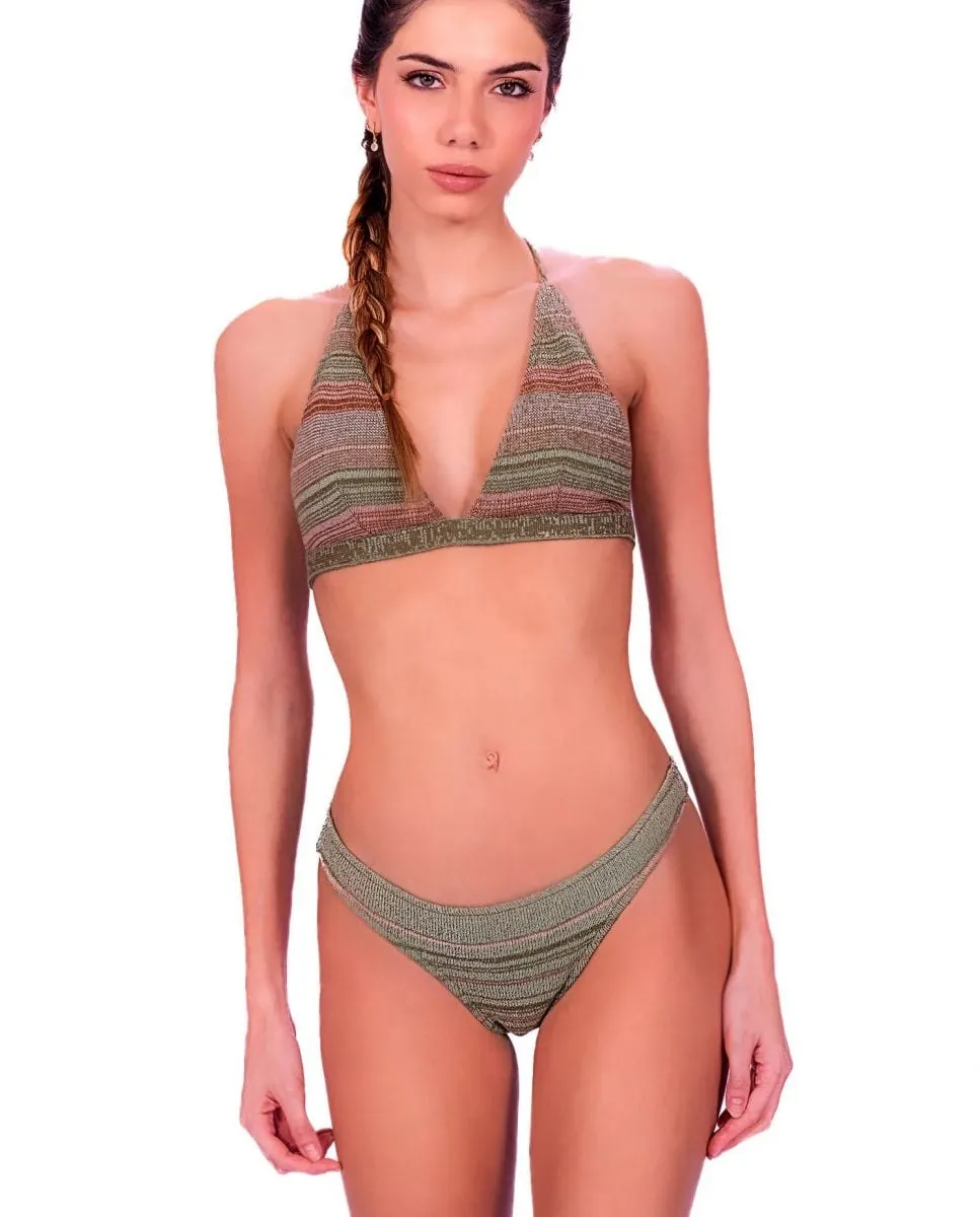 Полное бикини с бюстгальтером на шее и плавками-бразилиана Despi, зеленый
Полное бикини с бюстгальтером на шее и плавками-бразилиана Despi, зеленый