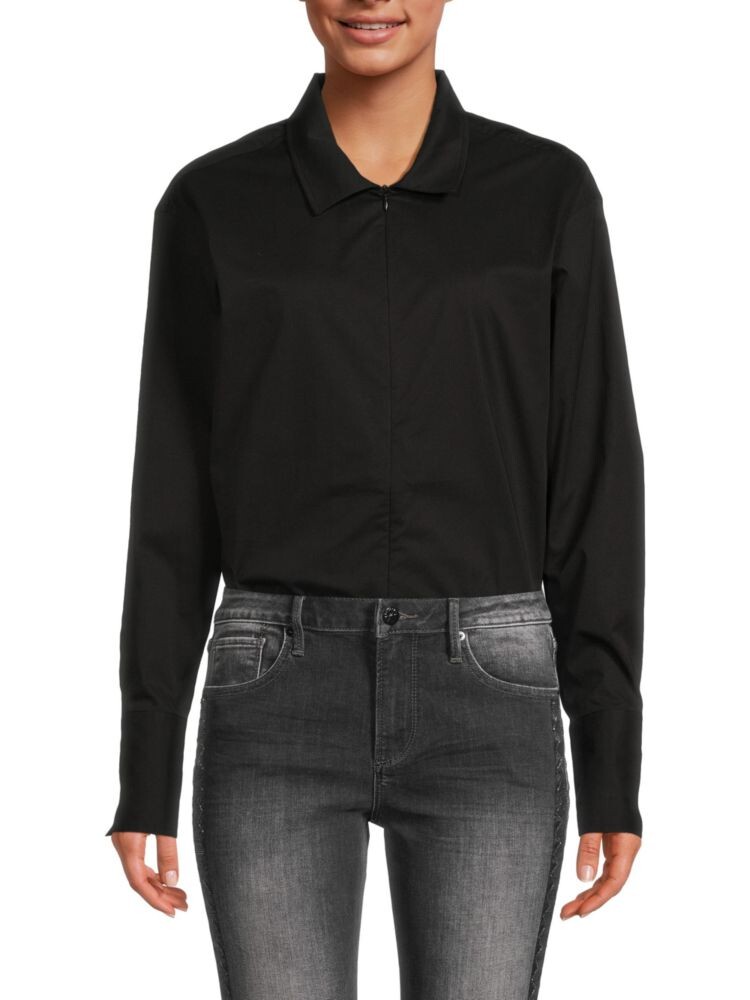 Боди с заостренным воротником Good American, черный
Боди с заостренным воротником Good American, черный