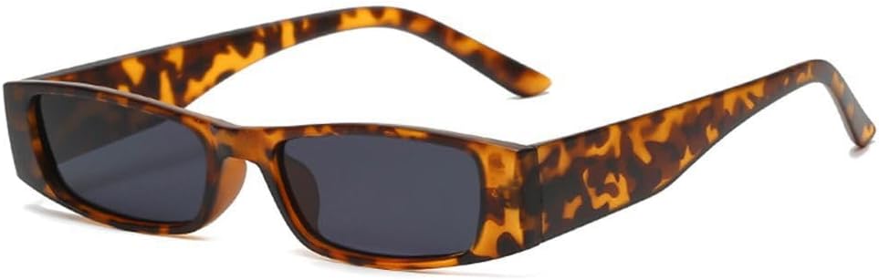 Солнцезащитные очки в ретро-оправе, маленькие прямоугольные солнцезащитные очки, винтажные узкие солнцезащитные очки, модные очки с защитой от УФ-излучения UV400 TVTBBVV, Matte Leopard
Солнцезащитные очки в ретро-оправе, маленькие прямоугольные солнцезащитные очки, винтажные узкие солнцезащитные очки, модные очки с защитой от УФ-излучения UV400 TVTBBVV, Matte Leopard