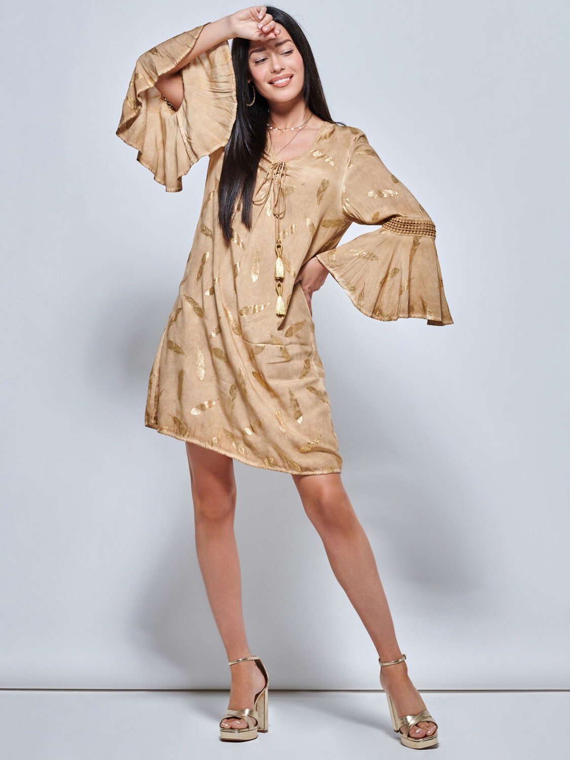 Платье с отделкой крючком Jolie Moi Feathers, коричневое, Коричневый, Платье с отделкой крючком Jolie Moi Feathers, коричневое
Платье с отделкой крючком Jolie Moi Feathers, коричневое, Коричневый, Платье с отделкой крючком Jolie Moi Feathers, коричневое