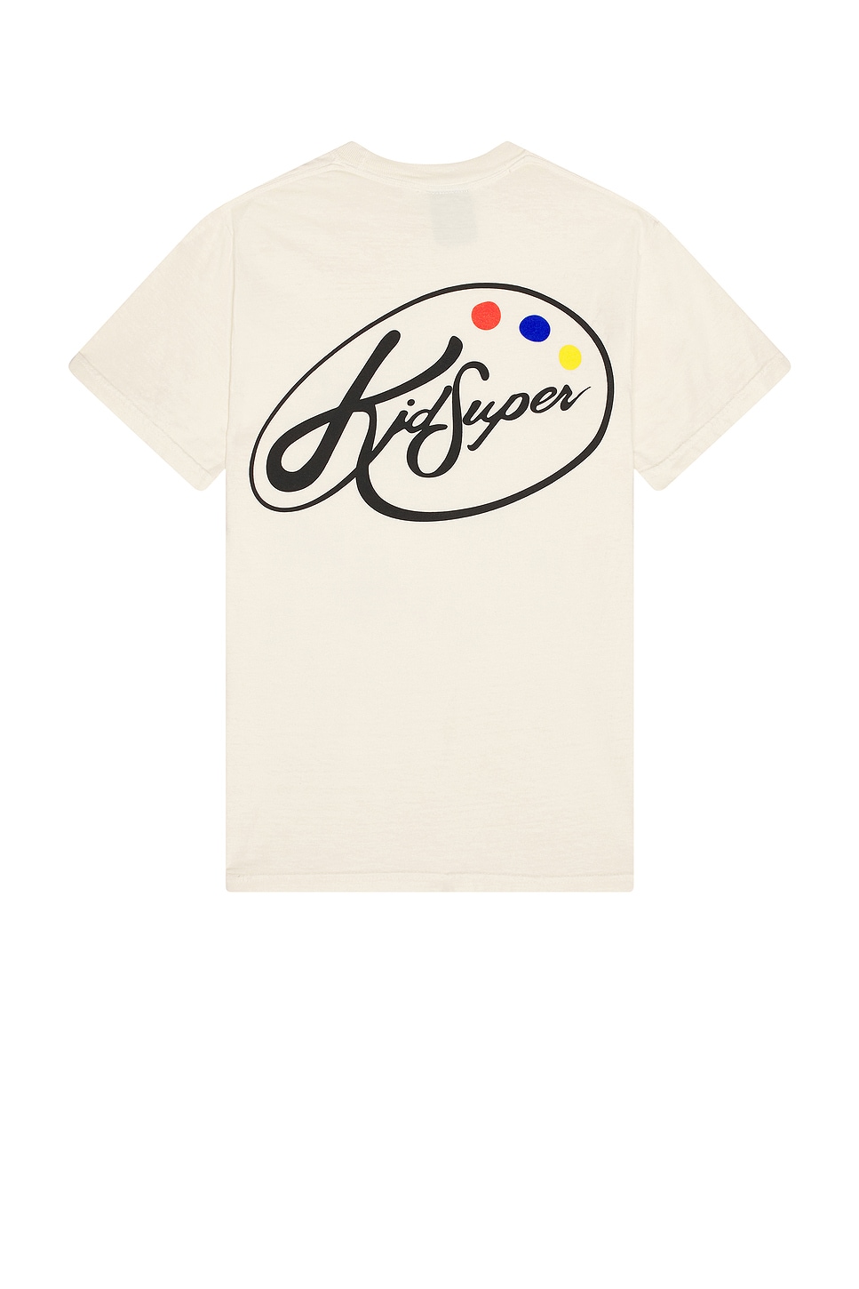 Футболка с принтом палитры красок Kidsuper, Cream
Футболка с принтом палитры красок Kidsuper, Cream