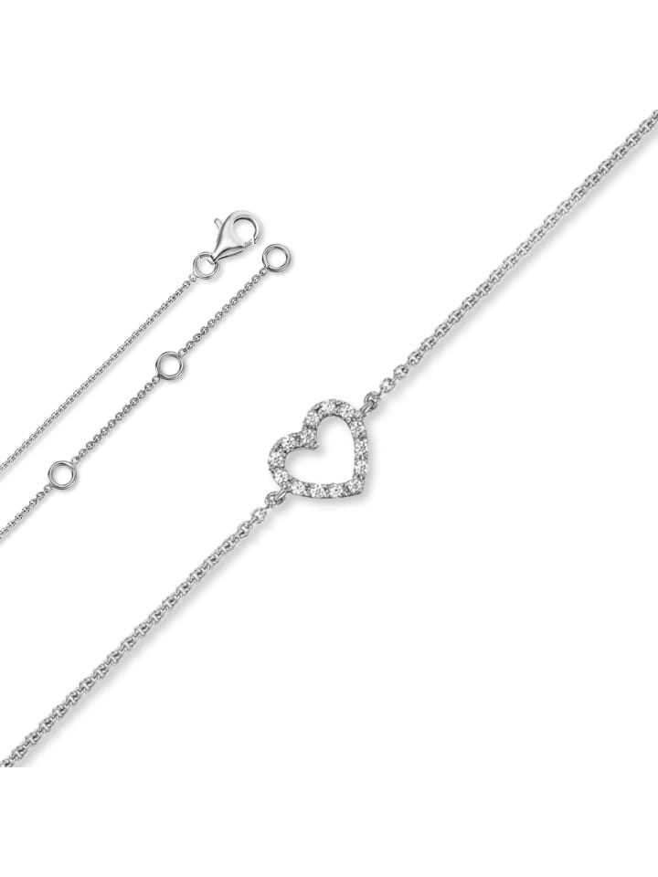 ONE ELEMENT Браслет в форме сердца с цирконием, изготовленный из серебра 925 пробы, диаметр 18 см
ONE ELEMENT Браслет в форме сердца с цирконием, изготовленный из серебра 925 пробы, диаметр 18 см