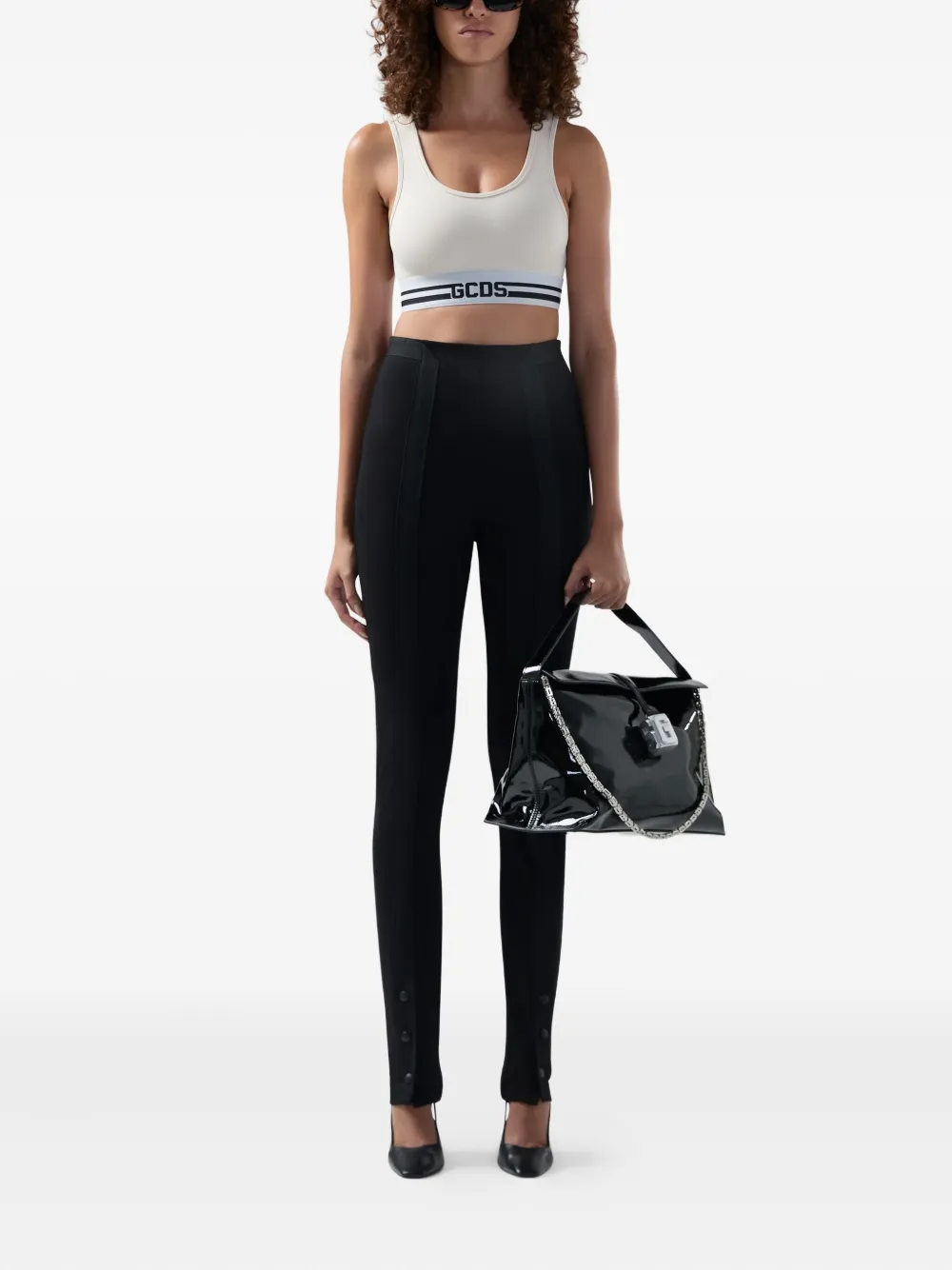 Брюки с пуговицами Gcds, черный
Брюки с пуговицами Gcds, черный