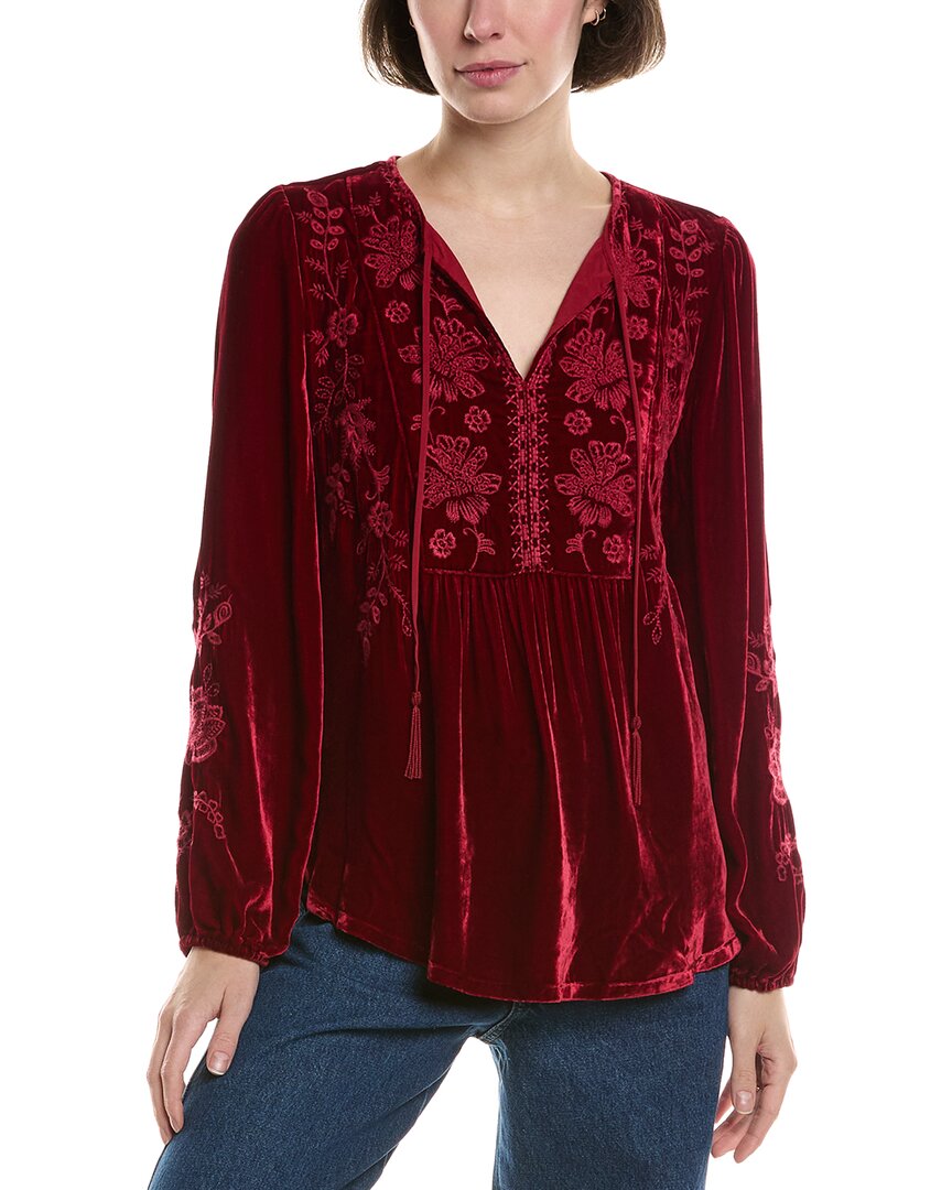 Джонни Вас Блузка с изогнутым подолом в стиле прерий Johnny Was, красный
Джонни Вас Блузка с изогнутым подолом в стиле прерий Johnny Was, красный