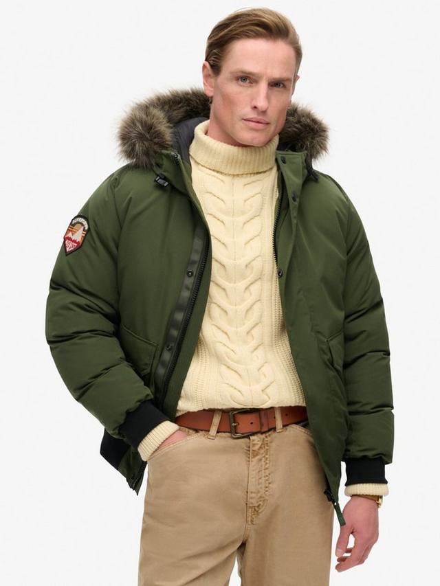 Эверест бомбер из искусственного меха Superdry, Army Green
Эверест бомбер из искусственного меха Superdry, Army Green