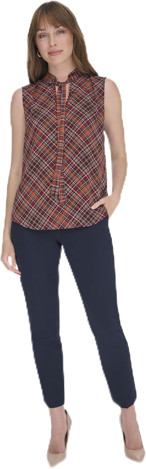 Женский клетчатый топ без рукавов с принтом от Tommy Hilfiger, Midnight Multi
Женский клетчатый топ без рукавов с принтом от Tommy Hilfiger, Midnight Multi