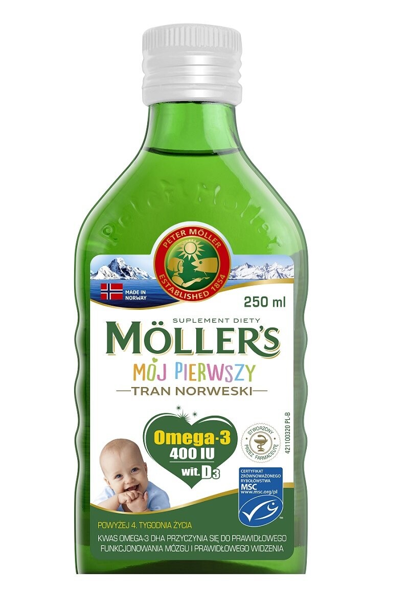 БАД, Orkla, масло печени норвежской трески Moller's My First, 250 мл Inna Marka 
БАД, Orkla, масло печени норвежской трески Moller's My First, 250 мл Inna Marka