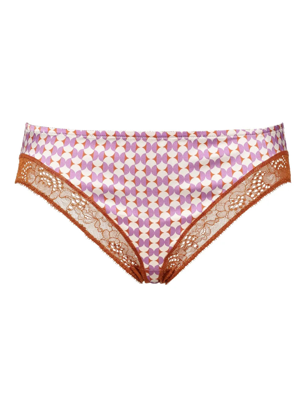 Трусы-брифы с геометричным принтом и кружевом ERES, фиолетовый
Трусы-брифы с геометричным принтом и кружевом ERES, фиолетовый