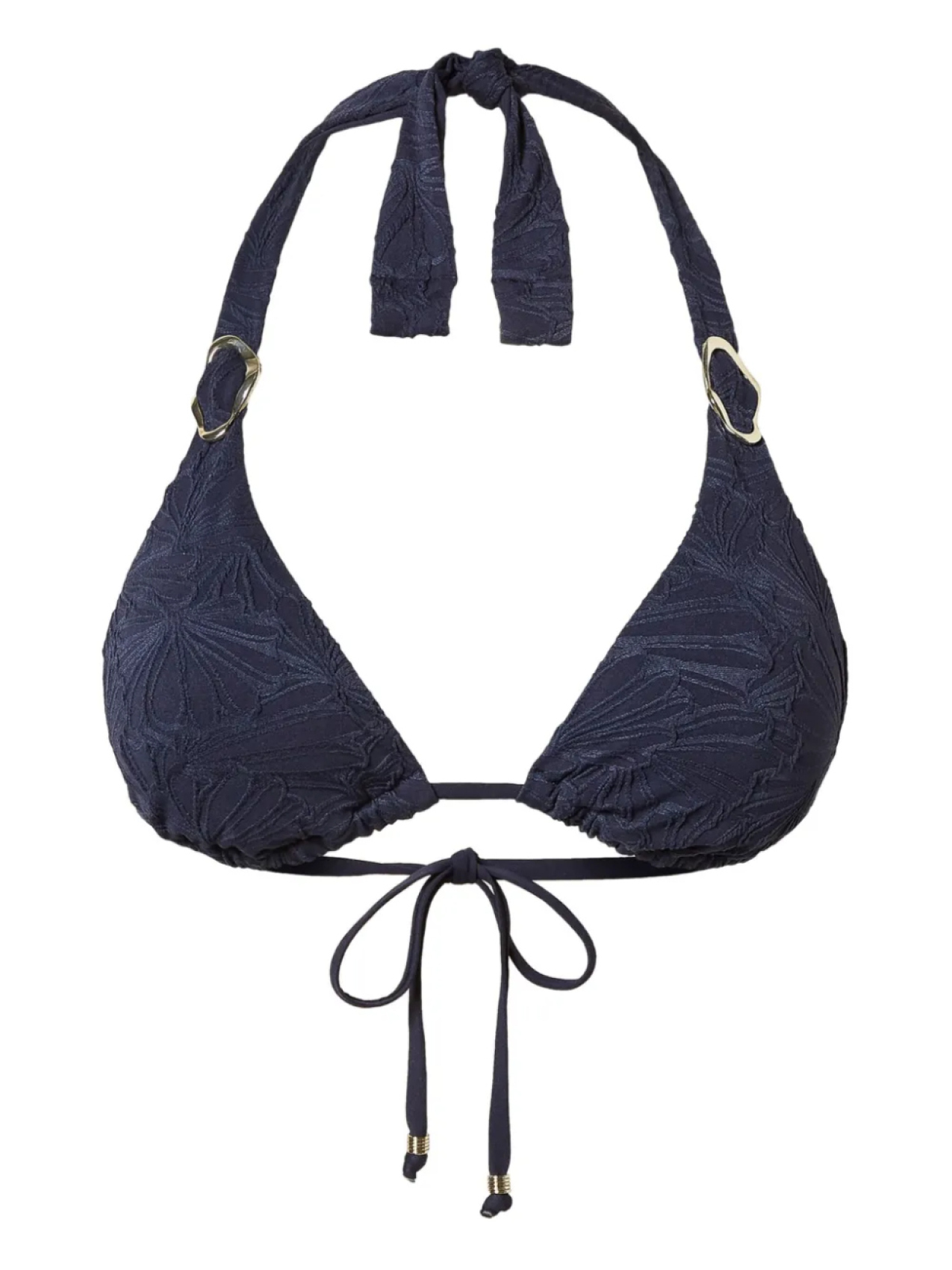 Верх бикини с треугольными чашечками и декором TWINSET, синий
Верх бикини с треугольными чашечками и декором TWINSET, синий