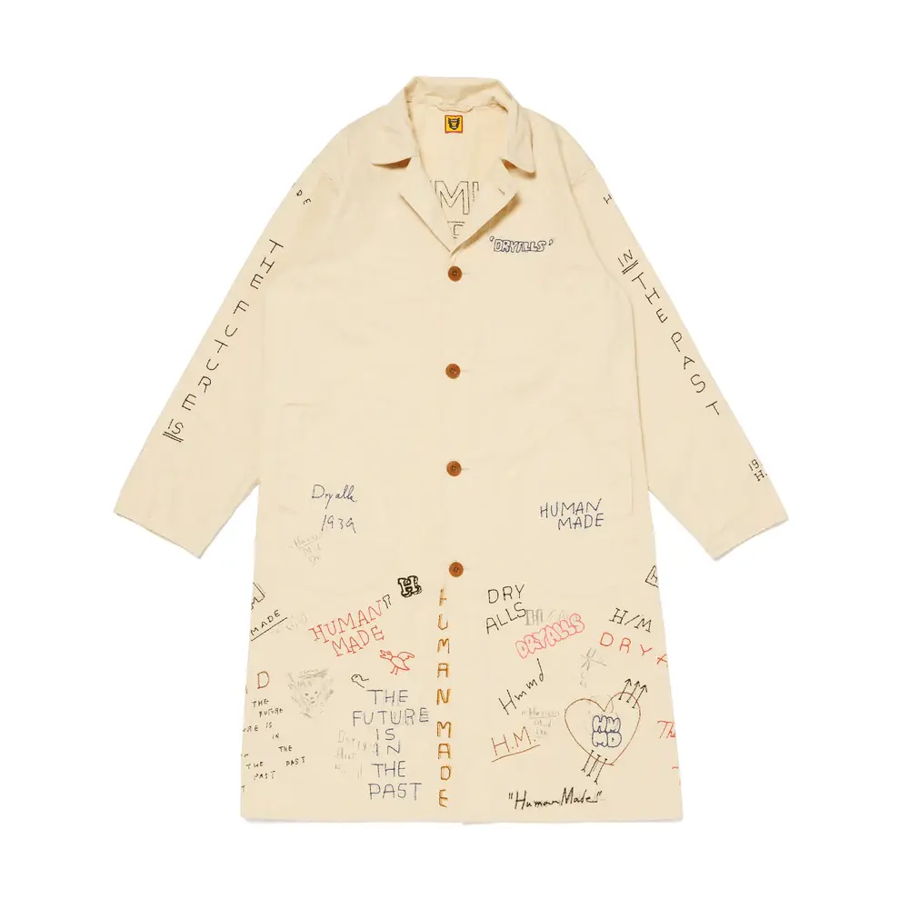 HUMAN MADE Тренч унисекс светло-коричневый, Light Umber
HUMAN MADE Тренч унисекс светло-коричневый, Light Umber