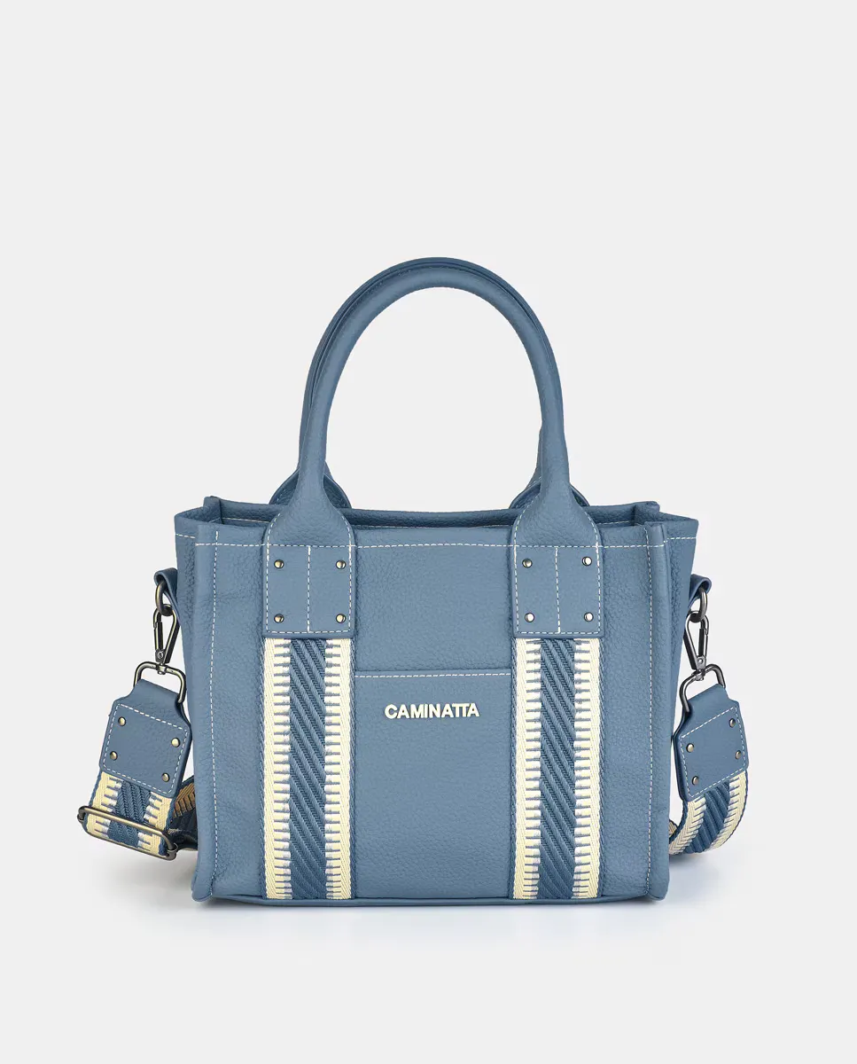 Мини-сумка цвета слоновой кости Caminatta, синий
Мини-сумка цвета слоновой кости Caminatta, синий