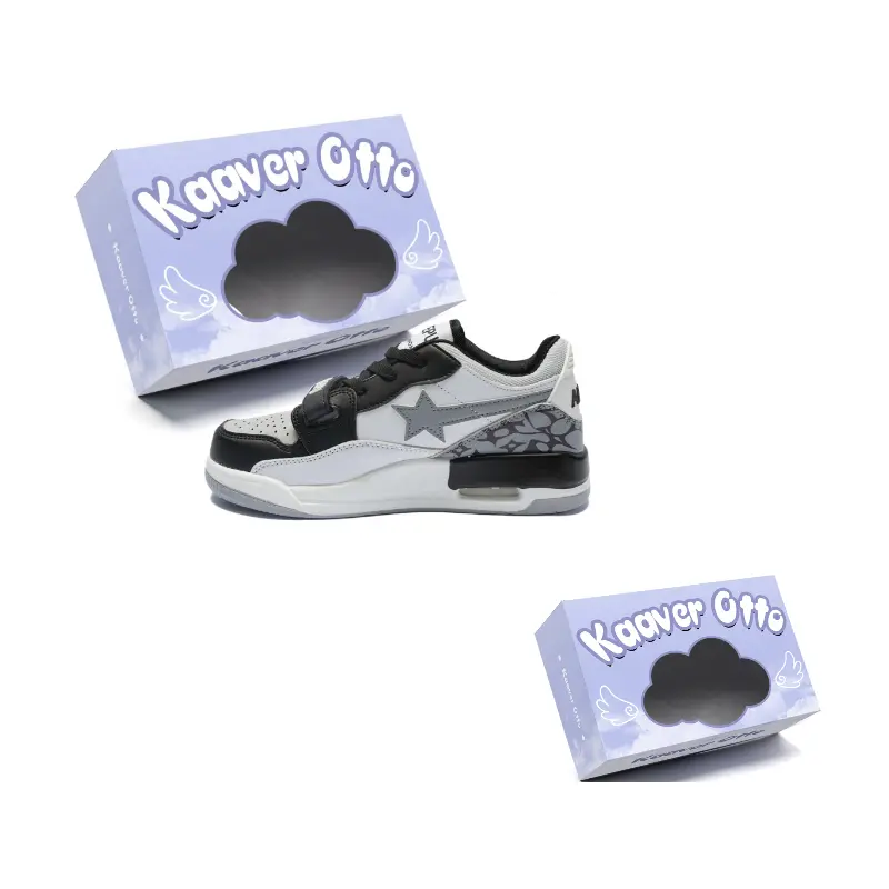 KAAVER OTTO Износостойкие и легкие мид-топ скейтборд кроссовки унисекс коробка - белый черный, цвет White Black
KAAVER OTTO Износостойкие и легкие мид-топ скейтборд кроссовки унисекс коробка - белый черный, цвет White Black