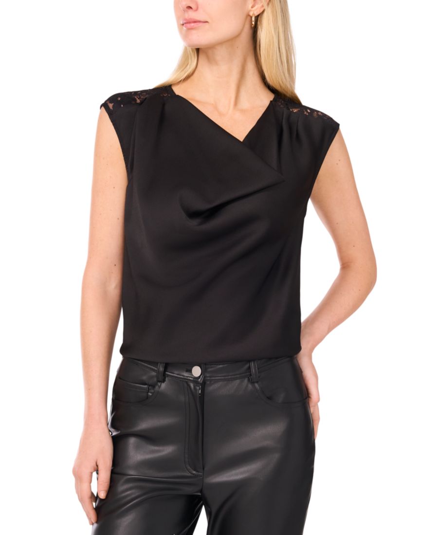 Женская блузка с воротником-хомутом и драпировкой Vince Camuto, Rich Black
Женская блузка с воротником-хомутом и драпировкой Vince Camuto, Rich Black