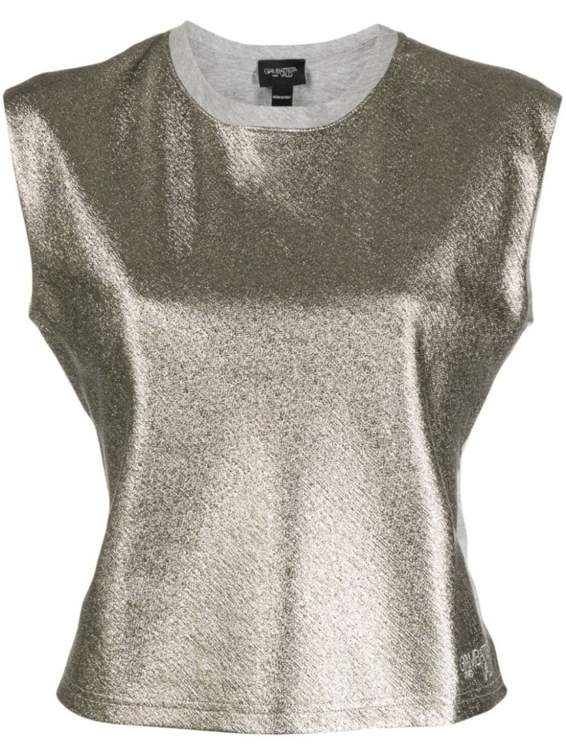 Giambattista Valli топ с вышитым логотипом, золотистый
Giambattista Valli топ с вышитым логотипом, золотистый