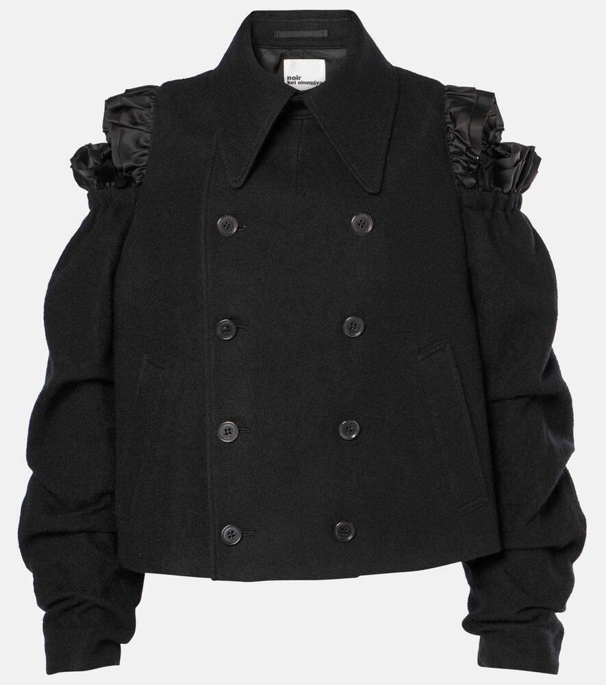 Шерстяная куртка с вырезом Noir Kei Ninomiya, Black
Шерстяная куртка с вырезом Noir Kei Ninomiya, Black