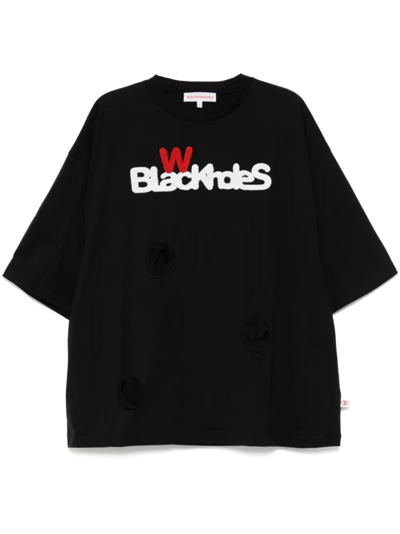 Футболка Walter Van Beirendonck с черными дырами, синий
Футболка Walter Van Beirendonck с черными дырами, синий