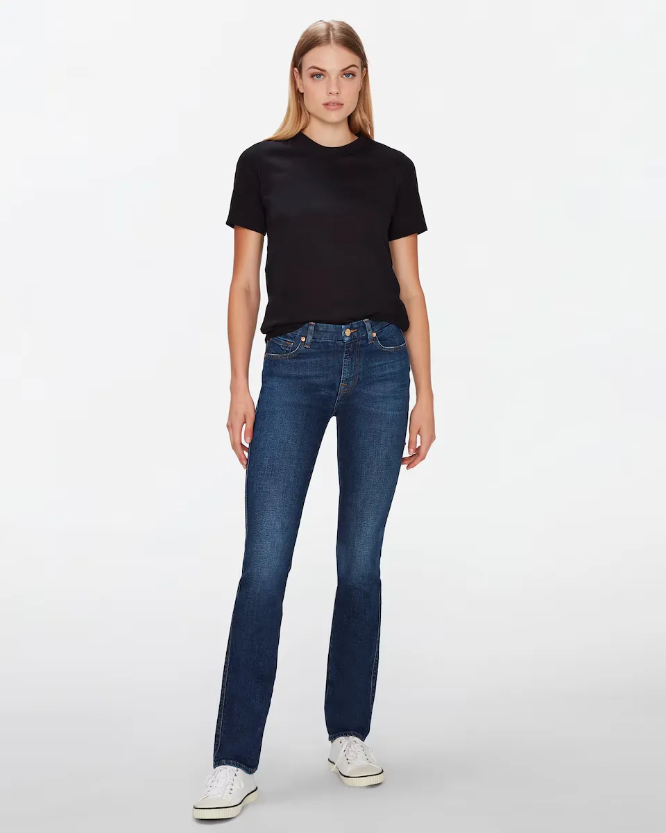 Прямые женские джинсы со средней посадкой Kimmie 7 For all mankind, темно-синий
Прямые женские джинсы со средней посадкой Kimmie 7 For all mankind, темно-синий