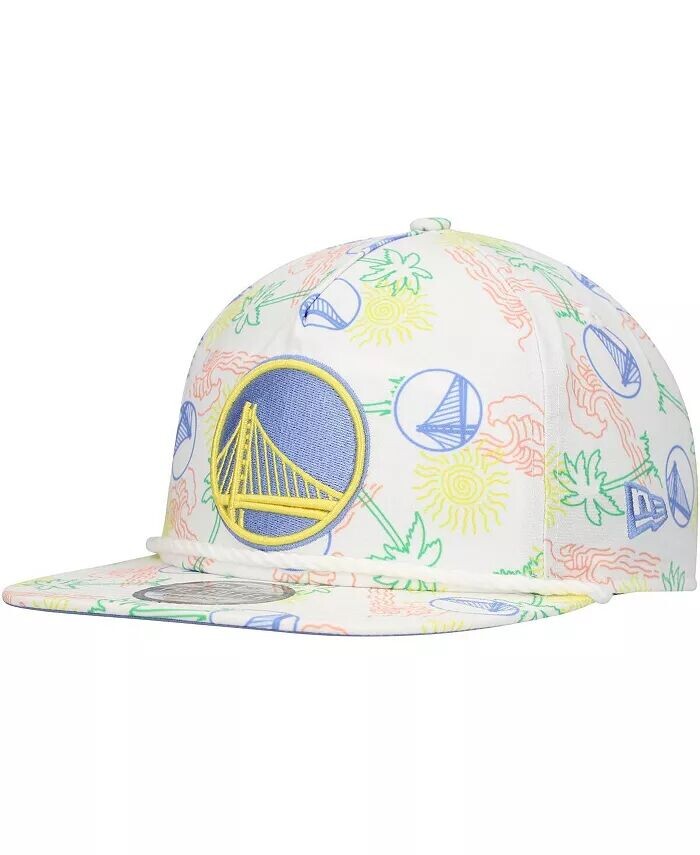 Мужская белая регулируемая кепка для гольфа Golden State Warriors Palm Trees and Waves New Era
Мужская белая регулируемая кепка для гольфа Golden State Warriors Palm Trees and Waves New Era
