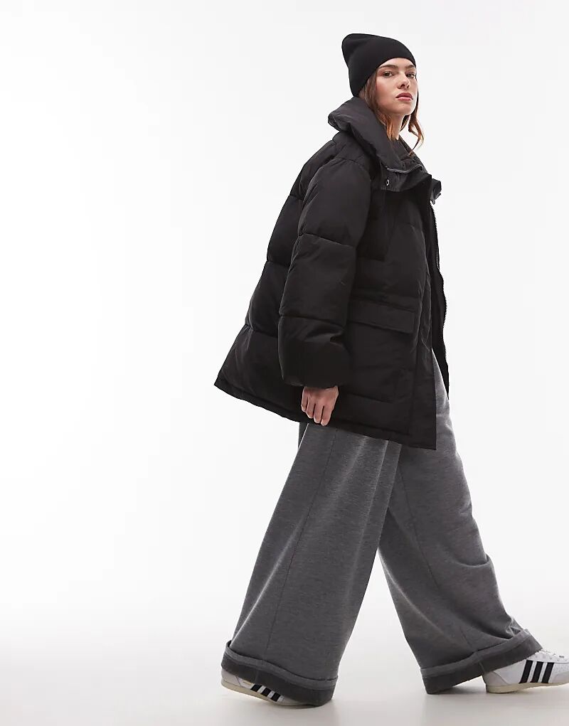 Пуховик средней длины черного цвета Topshop, Черный, Пуховик средней длины черного цвета Topshop
Пуховик средней длины черного цвета Topshop, Черный, Пуховик средней длины черного цвета Topshop