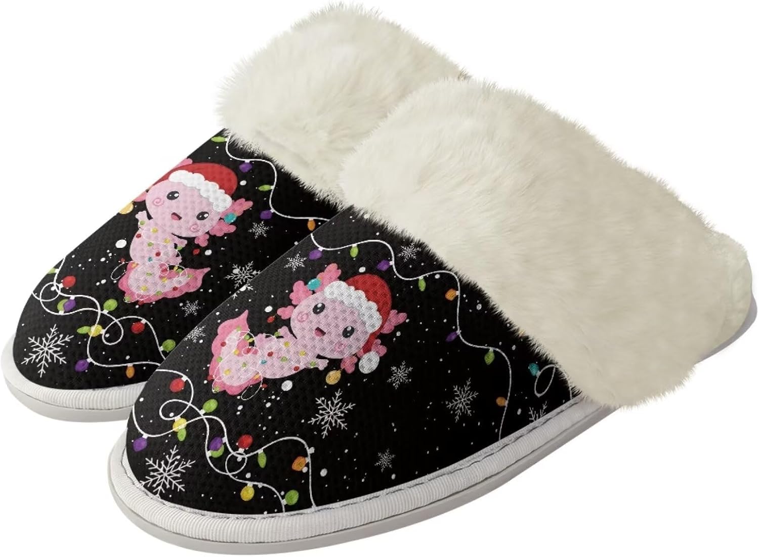 Рождественские хлопковые тапочки с принтом для женщин и мужчин, повседневные, с нескользящей подошвой, мягкие плюшевые домашние тапочки для улицы и дома Zhangruoheng, Christmas Axolotl Print
Рождественские хлопковые тапочки с принтом для женщин и мужчин, повседневные, с нескользящей подошвой, мягкие плюшевые домашние тапочки для улицы и дома Zhangruoheng, Christmas Axolotl Print