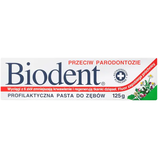 Зубная паста, 125 г Biodent Przeciw parodontozie
Зубная паста, 125 г Biodent Przeciw parodontozie