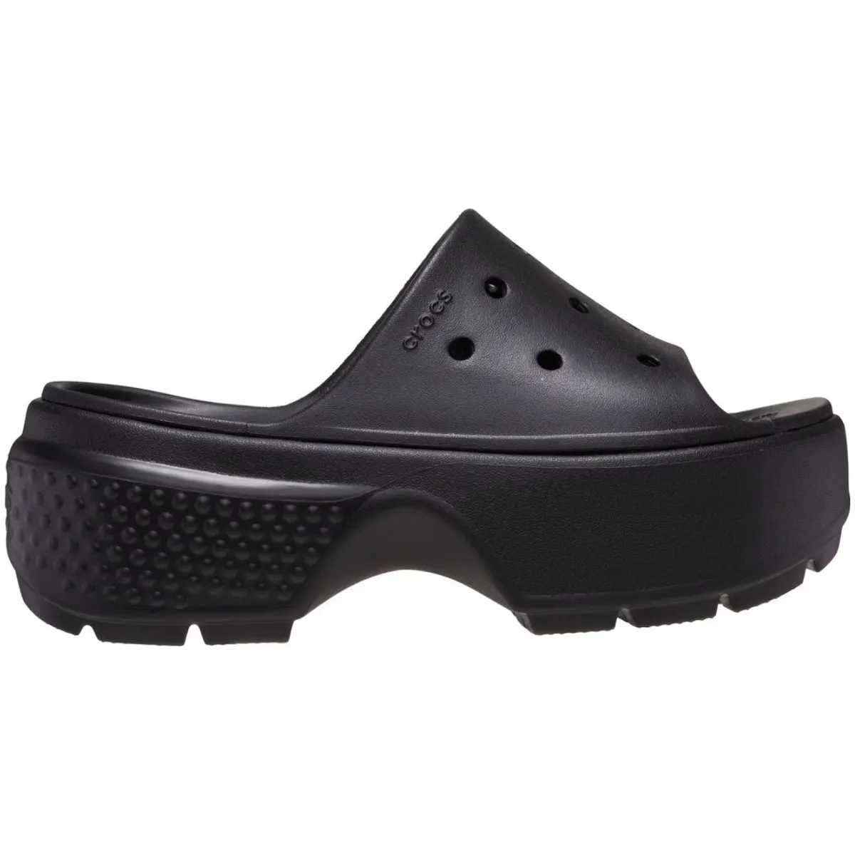 Унисекс Stomp Slide U Crocs Шлепанцы, чёрный
Унисекс Stomp Slide U Crocs Шлепанцы, чёрный