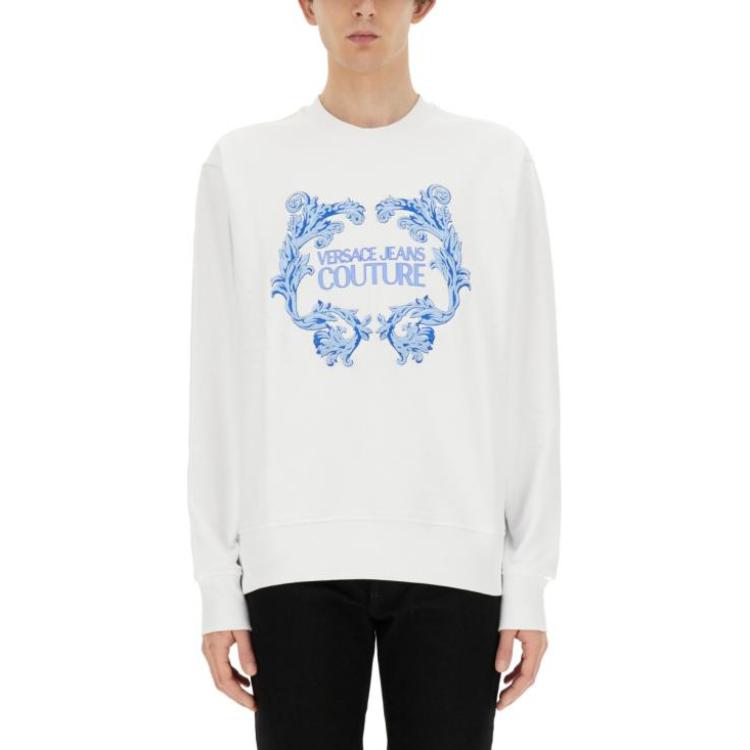 Свитшот из хлопка с принтом логотипа VERSACE, белый
Свитшот из хлопка с принтом логотипа VERSACE, белый