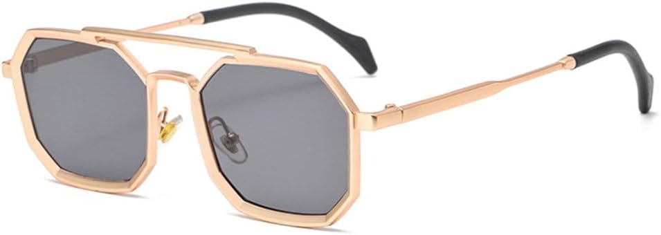 Ретро солнцезащитные очки с двойными перемычками, многоугольной и квадратной оправой, для женщин, модные, с металлическим оправой, зеркальные, с защитой от УФ-излучения UV400, для мужчин generic, Golden Gray
Ретро солнцезащитные очки с двойными перемычками, многоугольной и квадратной оправой, для женщин, модные, с металлическим оправой, зеркальные, с защитой от УФ-излучения UV400, для мужчин generic, Golden Gray