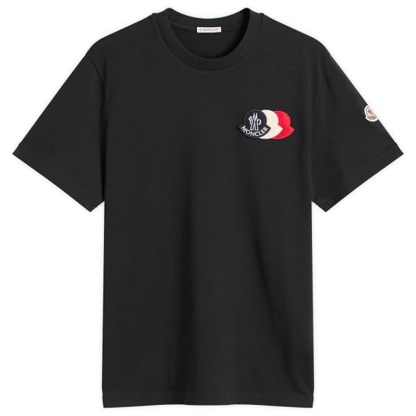 Футболка из плотного хлопка с тройным логотипом Moncler, синий
Футболка из плотного хлопка с тройным логотипом Moncler, синий