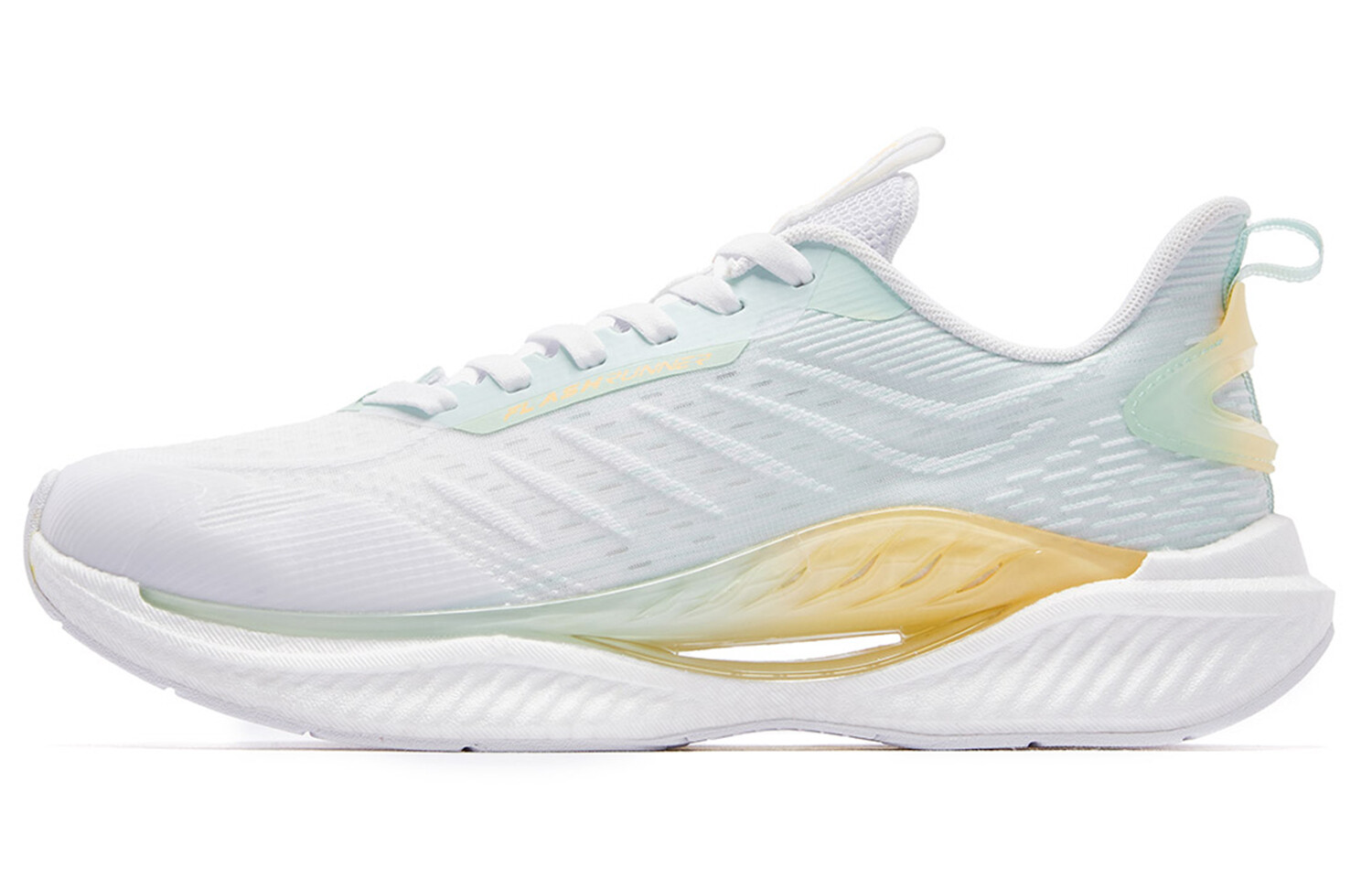 Кроссовки Hydrogen Bomb для бега мужские с низким верхом белые / ледяной фарфорово-зеленые Qiaodan
Кроссовки Hydrogen Bomb для бега мужские с низким верхом белые / ледяной фарфорово-зеленые Qiaodan