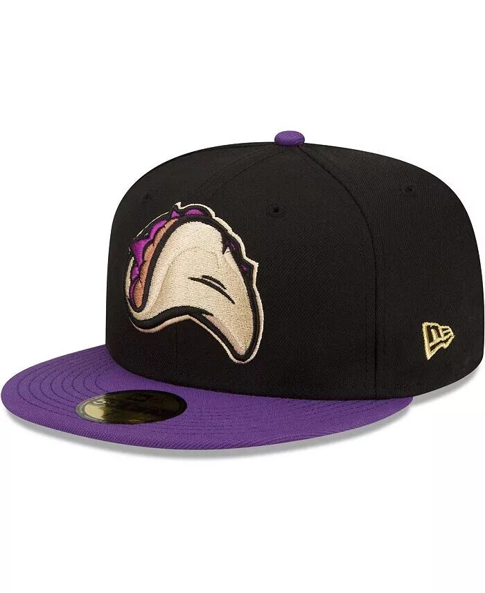 Мужская шляпа черного/фиолетового цвета Fresno Grizzlies Tacos Theme Night 59FIFTY New Era, черный
Мужская шляпа черного/фиолетового цвета Fresno Grizzlies Tacos Theme Night 59FIFTY New Era, черный