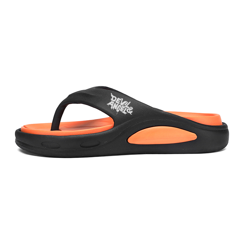 DEVIL AND ANGEL Мужские устойчивые к истиранию противоскользящие шлепанцы EVA черно-оранжевые, цвет Black Orange
DEVIL AND ANGEL Мужские устойчивые к истиранию противоскользящие шлепанцы EVA черно-оранжевые, цвет Black Orange