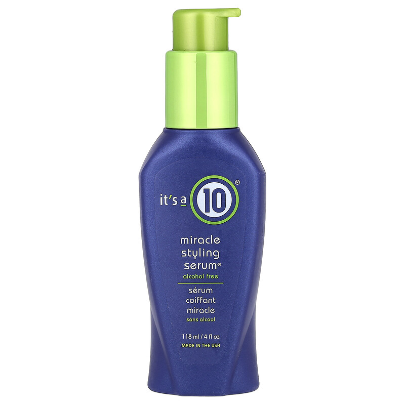 It's a 10, Miracle Styling Serum, без спирта, 118 мл (4 жидк. унц.)
It's a 10, Miracle Styling Serum, без спирта, 118 мл (4 жидк. унц.)