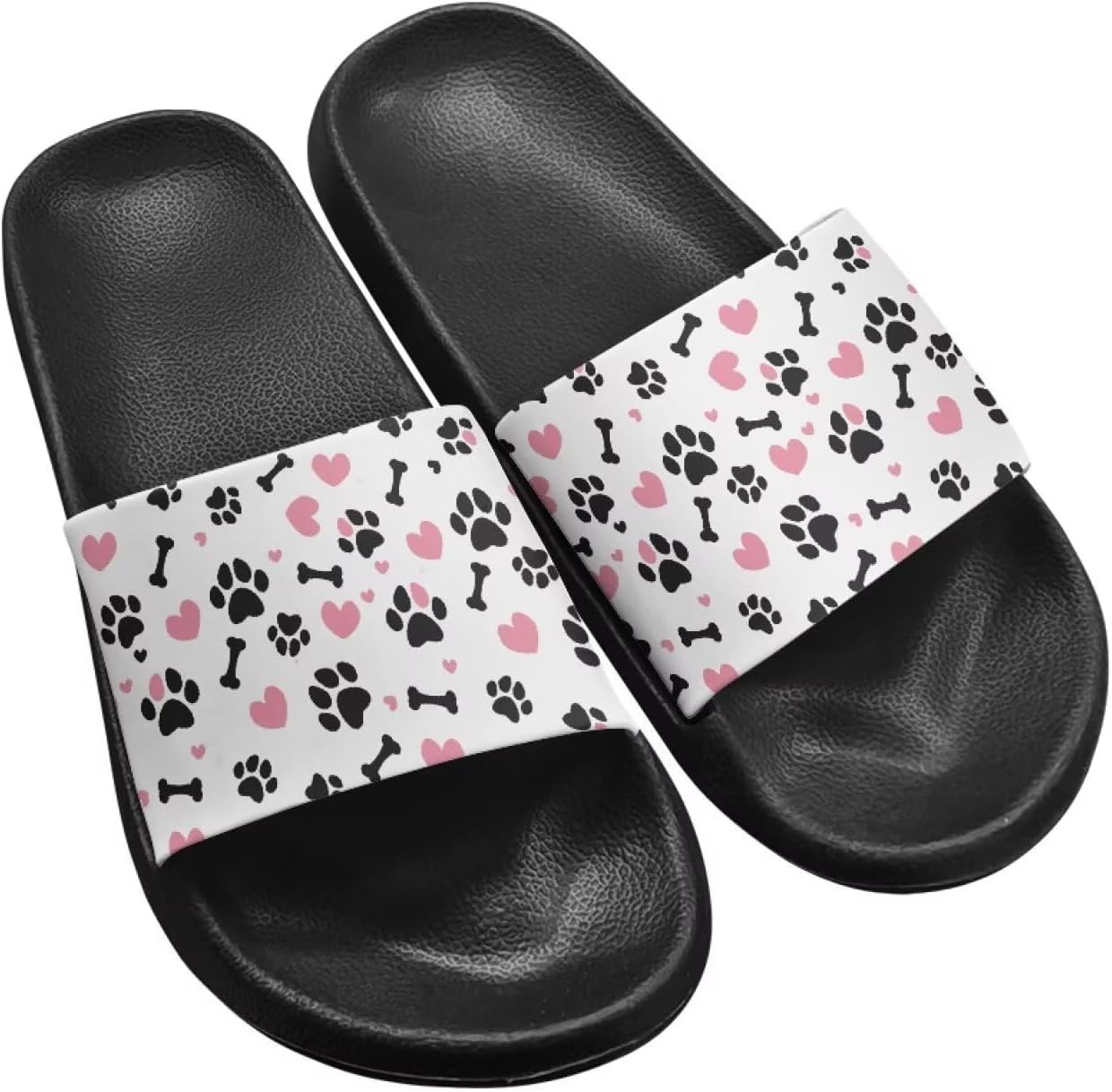 Тапочки Hechitok для женщин и мужчин, домашние тапочки, шлепанцы для душа, слайды, банные сандалии, легкие, противоскользящие, легко чистятся, Paws Bone Heart
Тапочки Hechitok для женщин и мужчин, домашние тапочки, шлепанцы для душа, слайды, банные сандалии, легкие, противоскользящие, легко чистятся, Paws Bone Heart