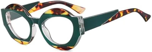 Ретро-очки овальной формы с двойным цветом, модные, с прозрачным градиентом, UV400, для мужчин, панк-стиль, леопардовый принт. 2027 год MTZJH, Leopard Green Clear
Ретро-очки овальной формы с двойным цветом, модные, с прозрачным градиентом, UV400, для мужчин, панк-стиль, леопардовый принт. 2027 год MTZJH, Leopard Green Clear