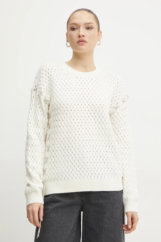 Свитер с добавлением шерсти ELLISS Guess, бежевый
Свитер с добавлением шерсти ELLISS Guess, бежевый