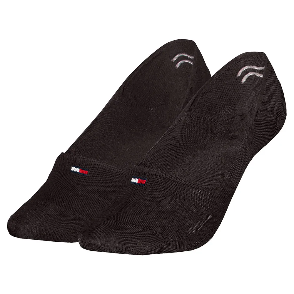 Носки 2 шт Tommy Hilfiger Footie no show, черный 
Носки 2 шт Tommy Hilfiger Footie no show, черный