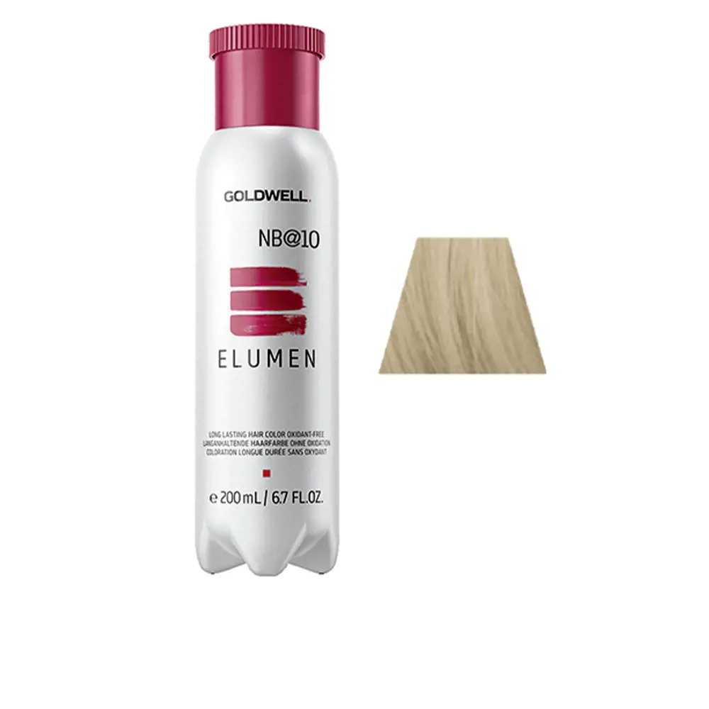 Краска для волос Elumen long lasting hair color oxidant free Goldwell, цвет NB@10, 200 мл.
Краска для волос Elumen long lasting hair color oxidant free Goldwell, цвет NB@10, 200 мл.