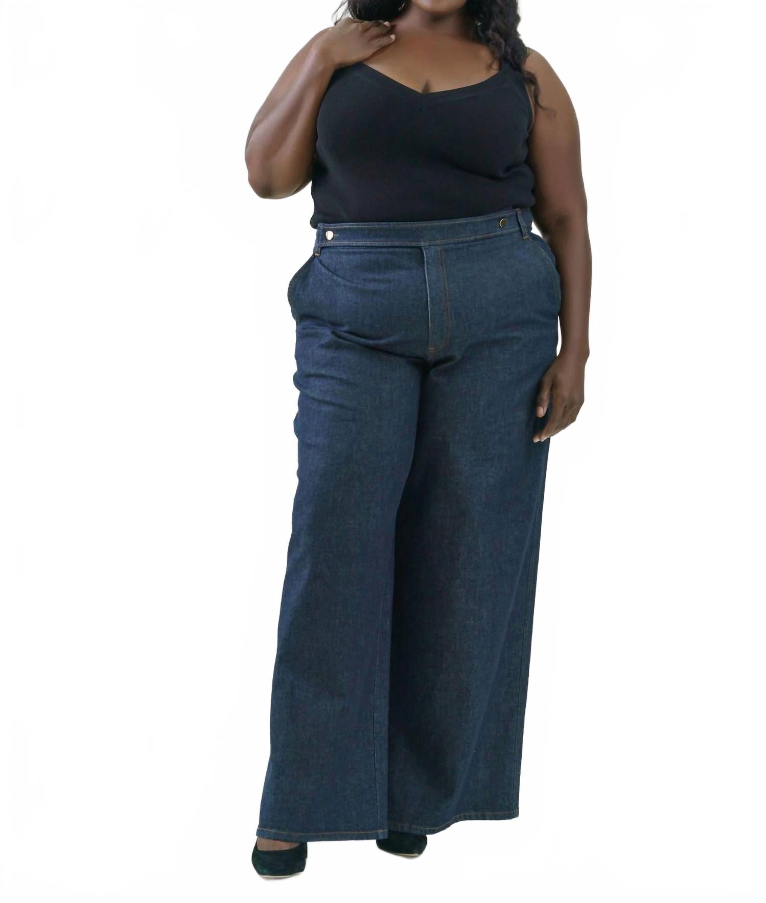Джоселин Расслабленные Широкие Брюки - Плюс в Индиго Tanya Taylor
Джоселин Расслабленные Широкие Брюки - Плюс в Индиго Tanya Taylor