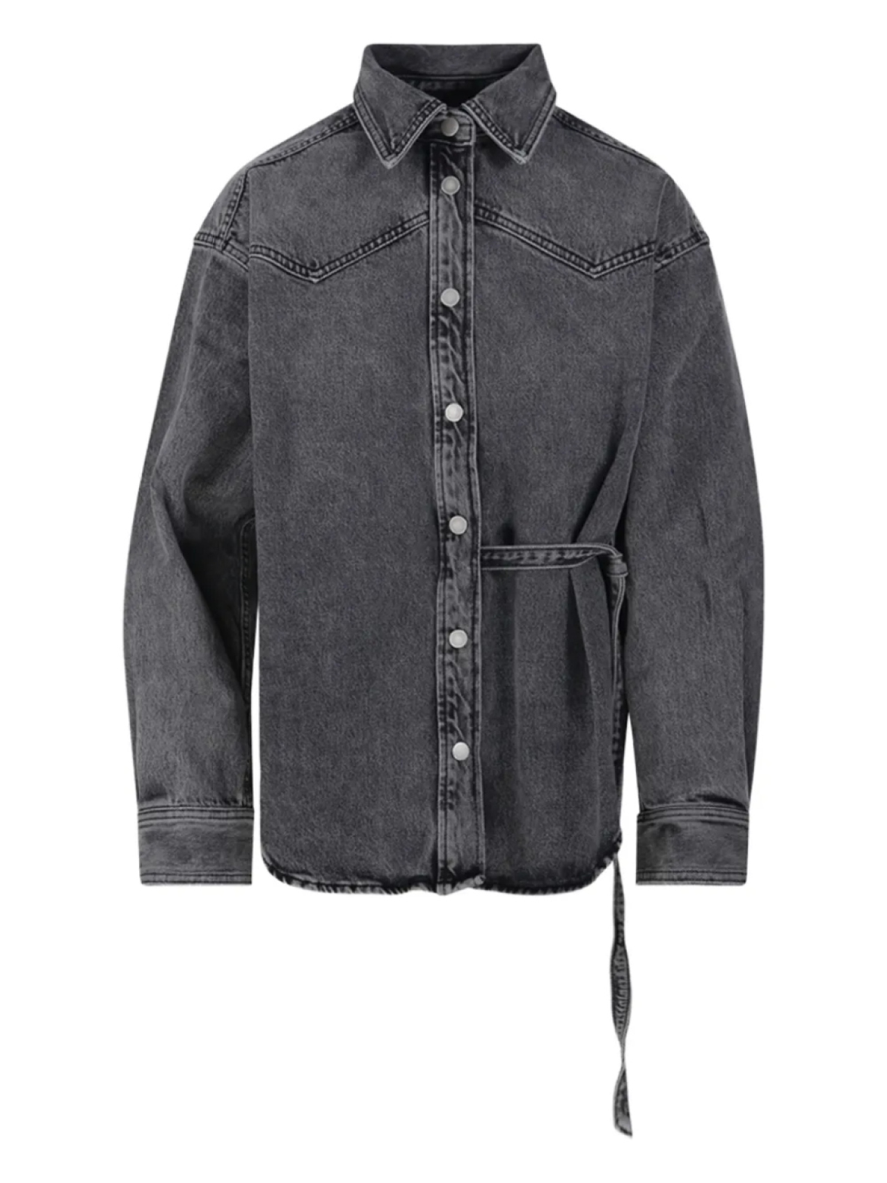 Рубашка Haikure с застежкой на пуговицы и поясом, серый
Рубашка Haikure с застежкой на пуговицы и поясом, серый