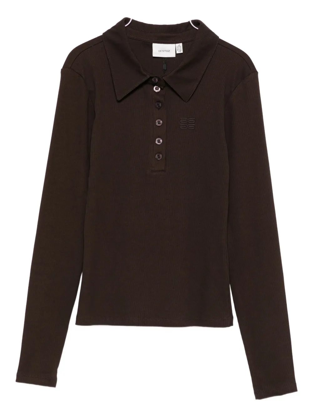 Рубашка-поло GZdrew с ребрами Gestuz, коричневый
Рубашка-поло GZdrew с ребрами Gestuz, коричневый