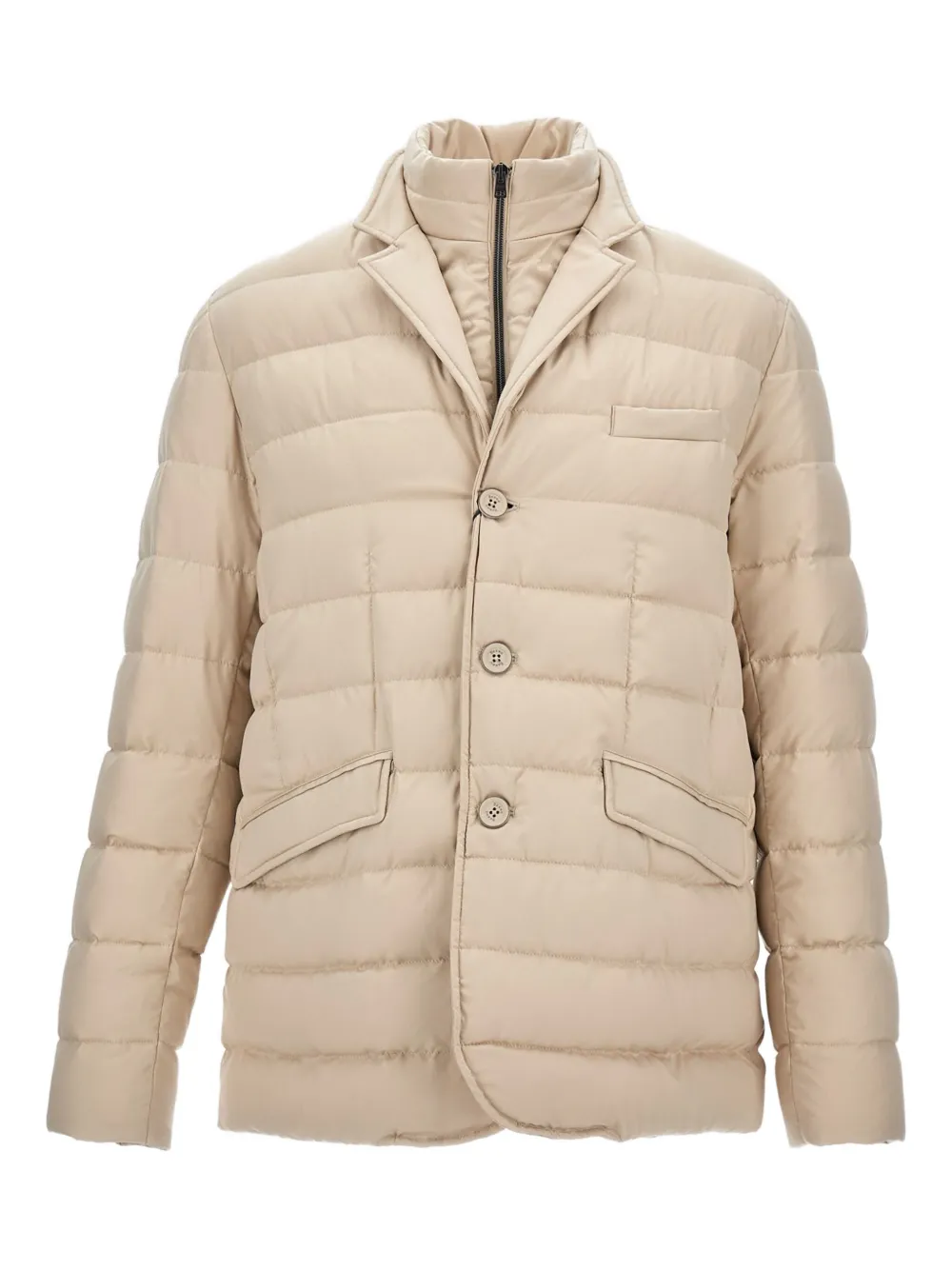 Стеганая куртка с застежкой на пуговицы Herno, нейтральный
Стеганая куртка с застежкой на пуговицы Herno, нейтральный